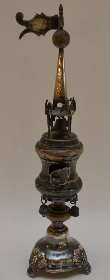 Antique Russian Spice Tower missing 1 eagle 11" stamped (1 of 6)