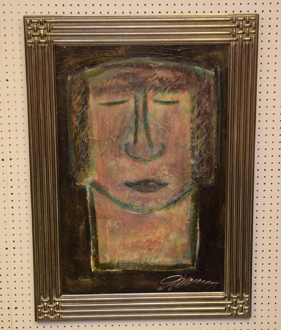 James Warren (San Francisco born 1949) Abstract Face, (1 of 6)