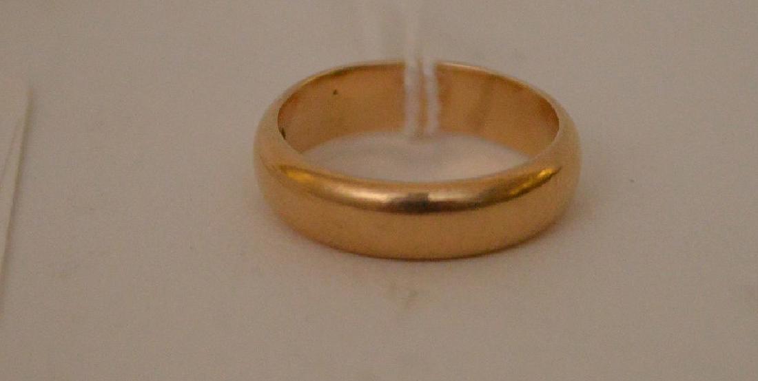 18k yellow gold band. Size 5.5 weight 4.6 grams (1 of 3)