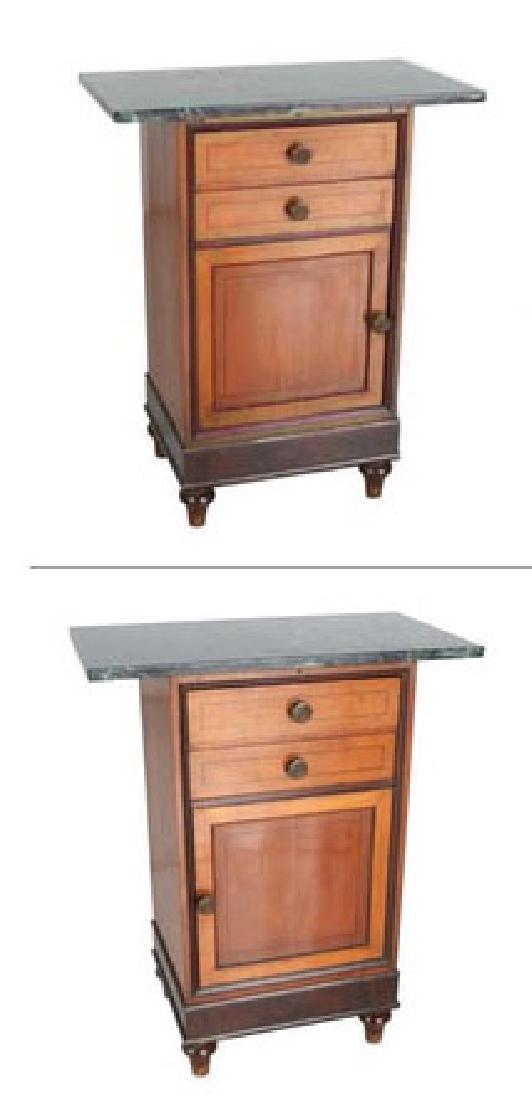 Pair Italian commodes, 29"h (1 of 1)