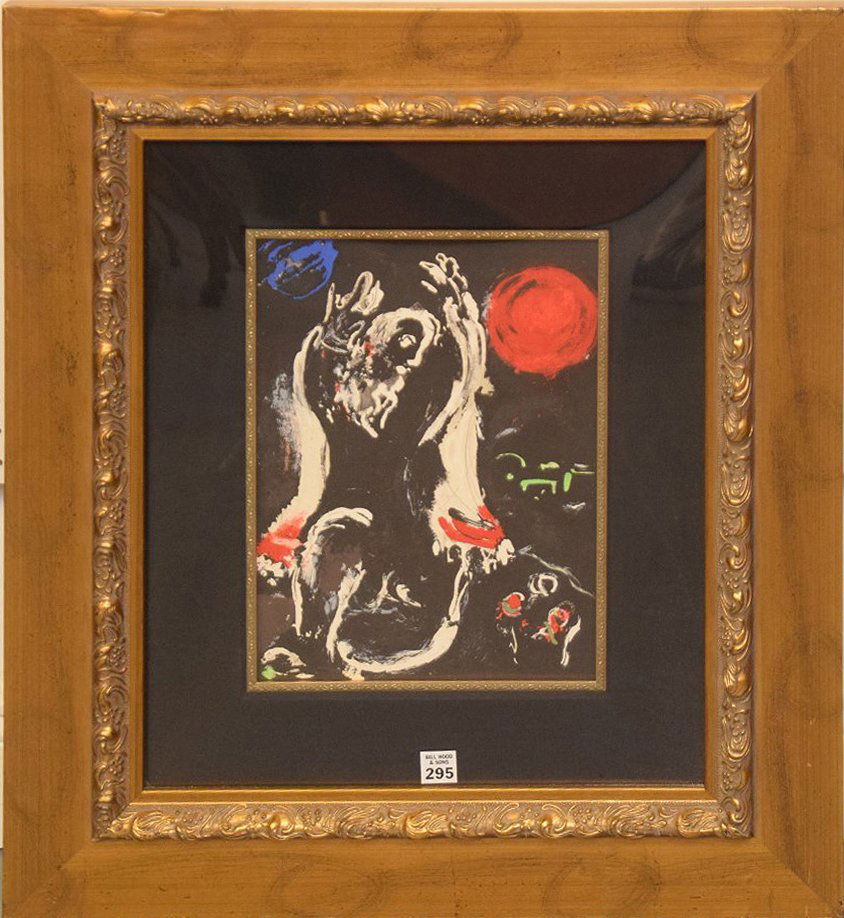 Marc Chagall Lithograph, biblical piece, ISAIAH, (1 of 5)