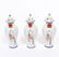 Chinese Export Parrot Motif 5 piece Garniture Set - 4