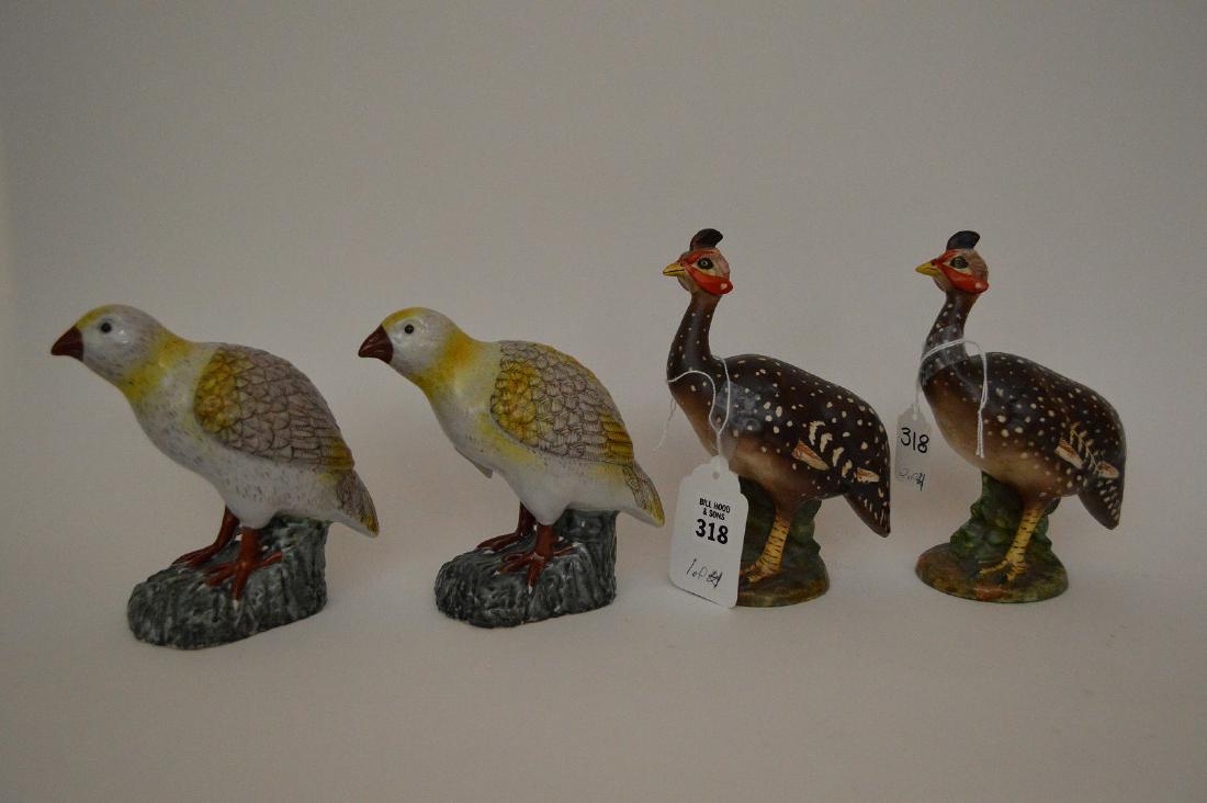 Four Porcelain Bird Figures.  2 Chinese Porcelain 2 (1 of 18)