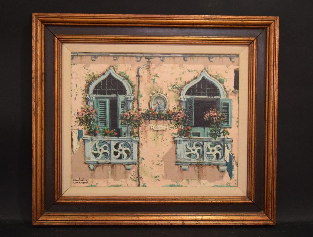 Andre Andreoli  (Holland 1933 - 2001) Street View in (1 of 3)