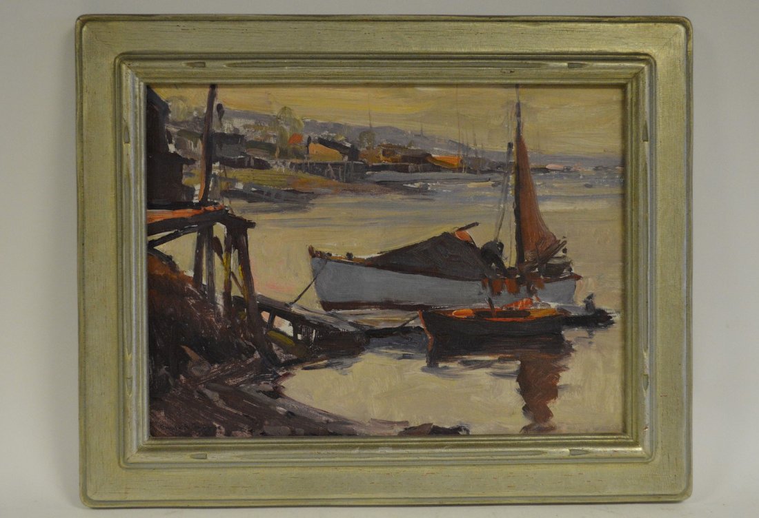 EMILE GRUPPE OIL / BOARD PAINTING (1 of 4)