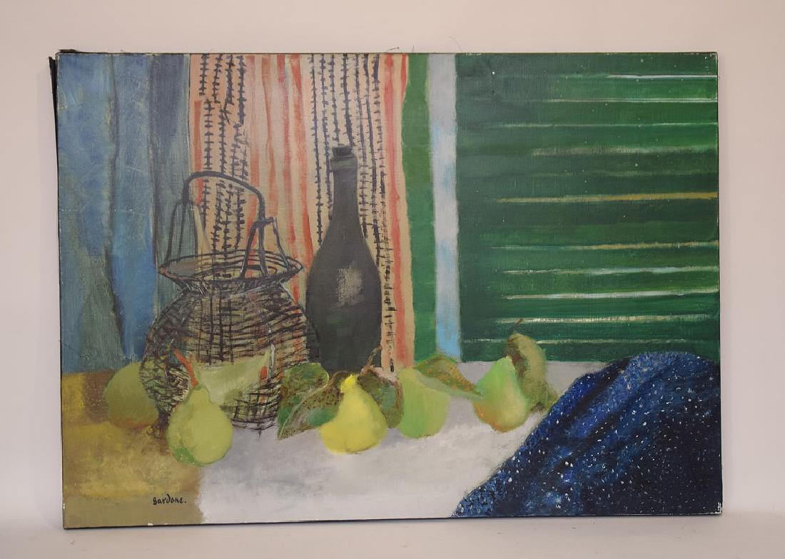 Guy Bardone  (France 1927 - 2015) oil on canvas, Nature (1 of 5)