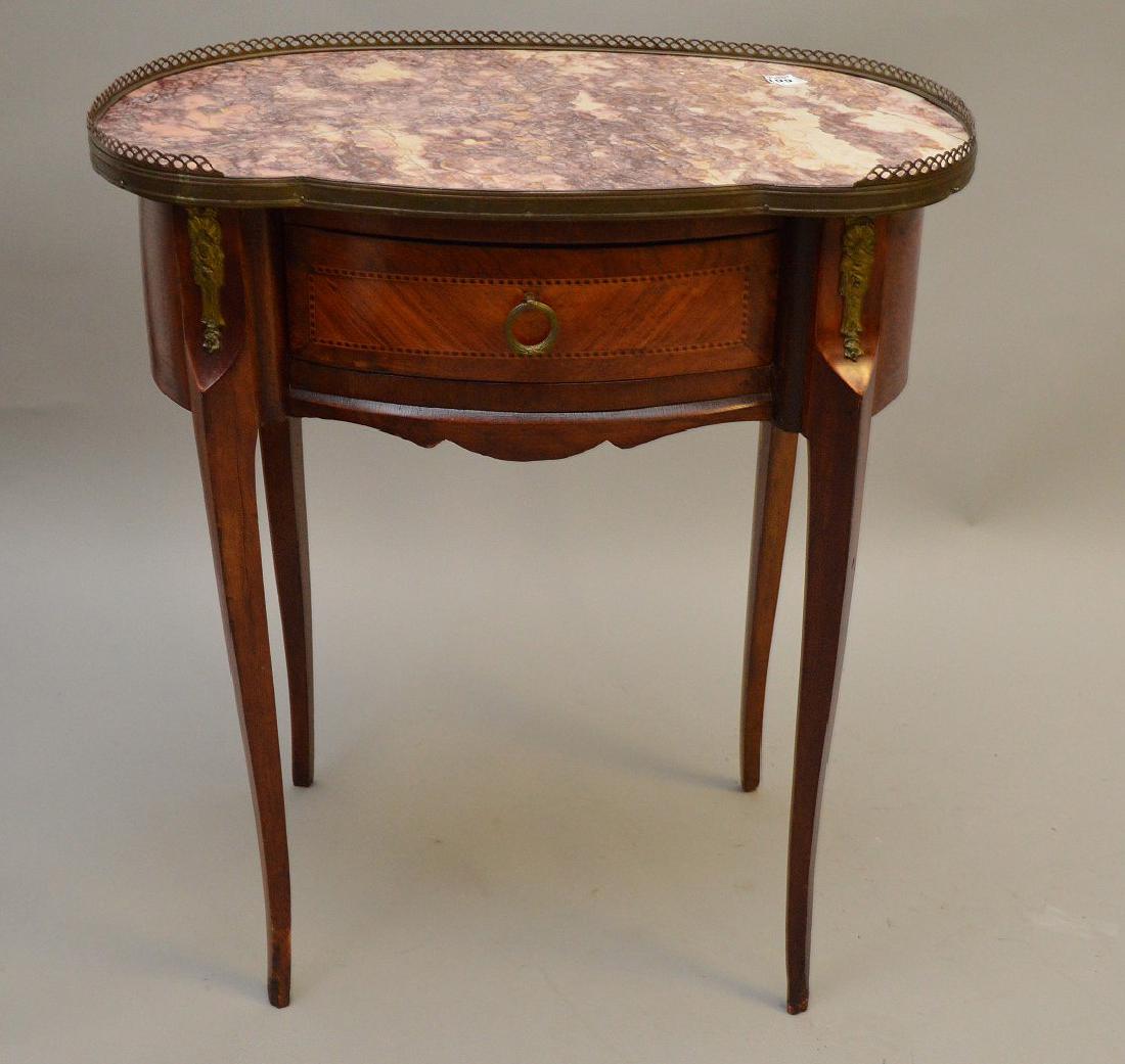 French style stand with single drawer and reticulated (1 of 7)