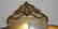 2 mirrors, swag motif with porcelain plaques at top of - 2