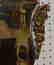 2 mirrors, swag motif with porcelain plaques at top of - 4