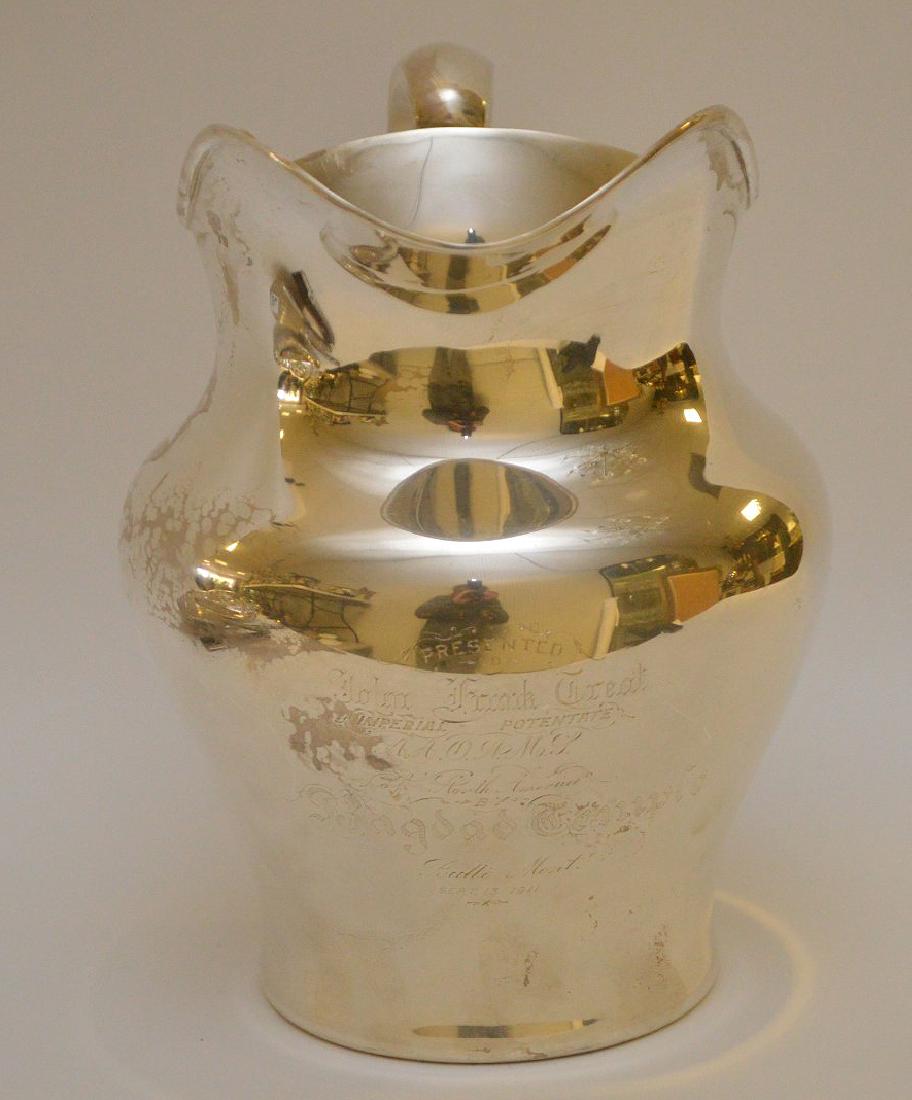 Antique c. 1900 Gorham sterling presentation water (1 of 6)