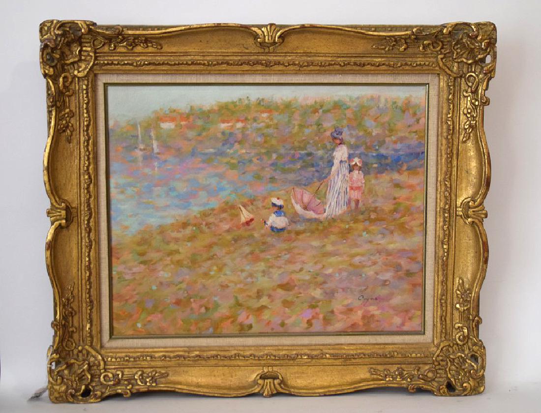 E. J. CYGNE (Born 1929 American) Women with 2 child at (1 of 6)