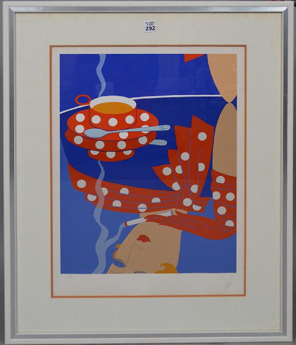 ERTE - REFLECTIONS - SERIGRAPH Erté (romain De: ERTE - REFLECTIONS - SERIGRAPH Erté (romain De Tirtoff), (American/Russian, 1892-1990), "Reflections" limited edition 37/300 serigraph on arches paper, signed lower right in pencil "Erte", 20 x 15 in