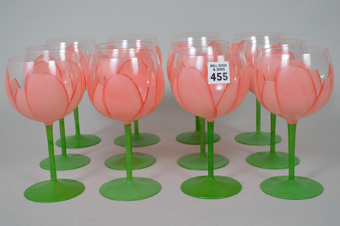 10 Gloria Vanderbilt stem glasses: 10 Gloria Vanderbilt stem glasses