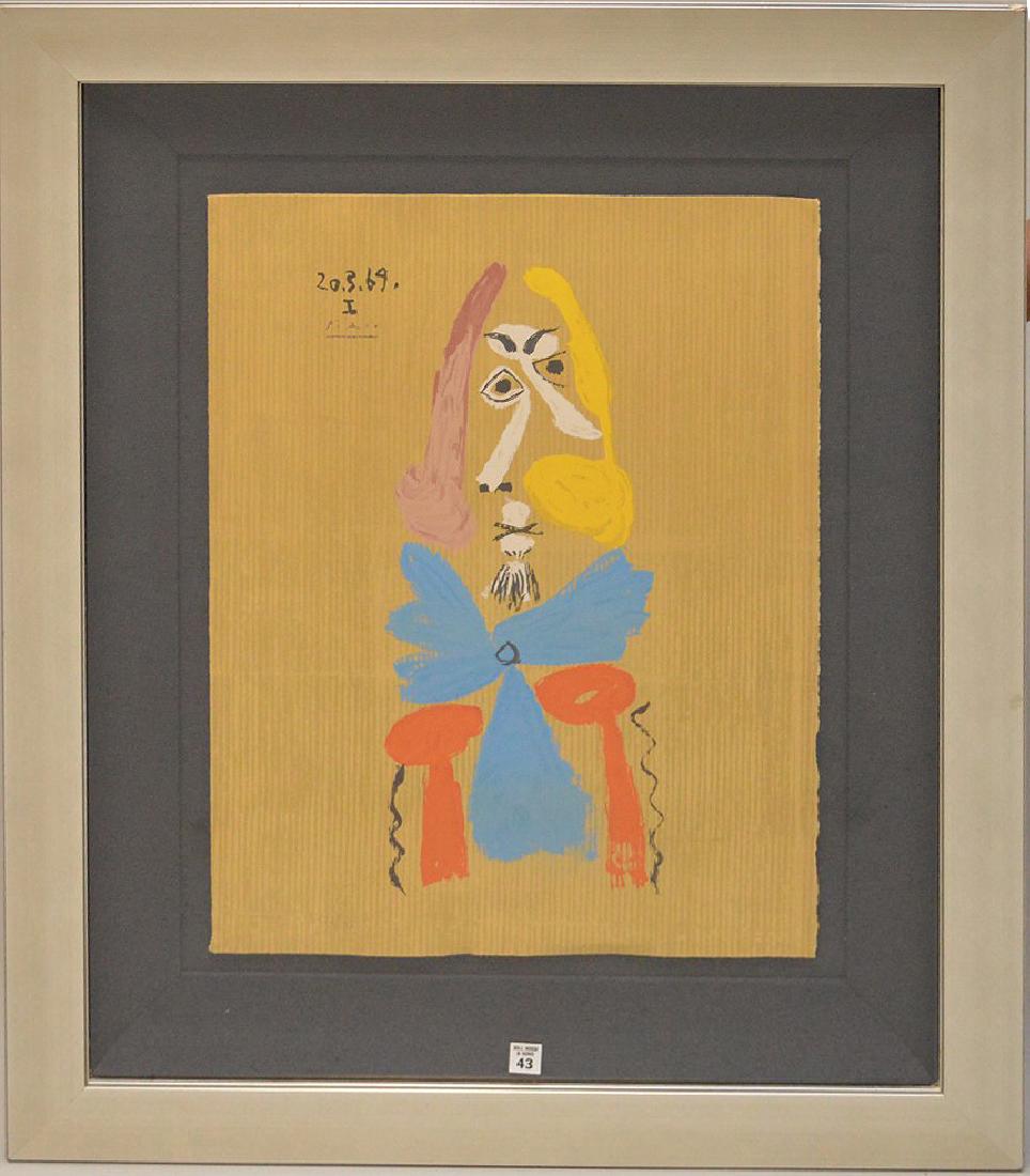 PABLO PICASSO from PORTRAITS IMAGINAIRES  Pablo Picasso (1 of 6)