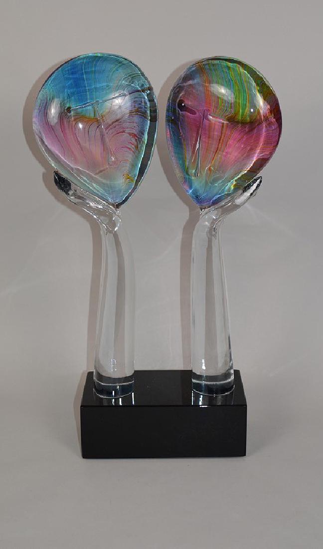 Dino Rosin (Italian b. 1948), Amanti Calcedonia glass (1 of 18)