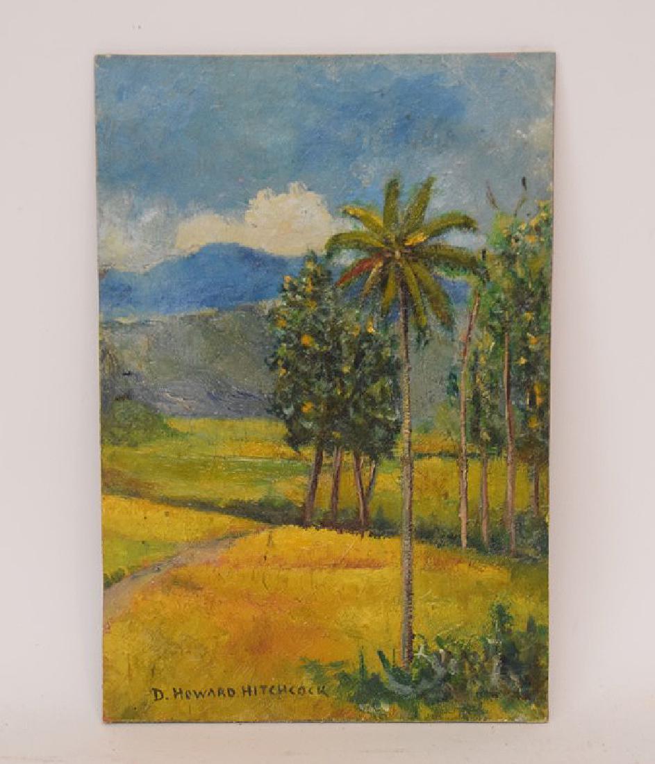 David Howard Hitchcock, Manoa Valley, Hawaii, oil on (1 of 4)