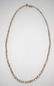 18kt yellow gold diamond necklace, clarity VS-SI, color - 4