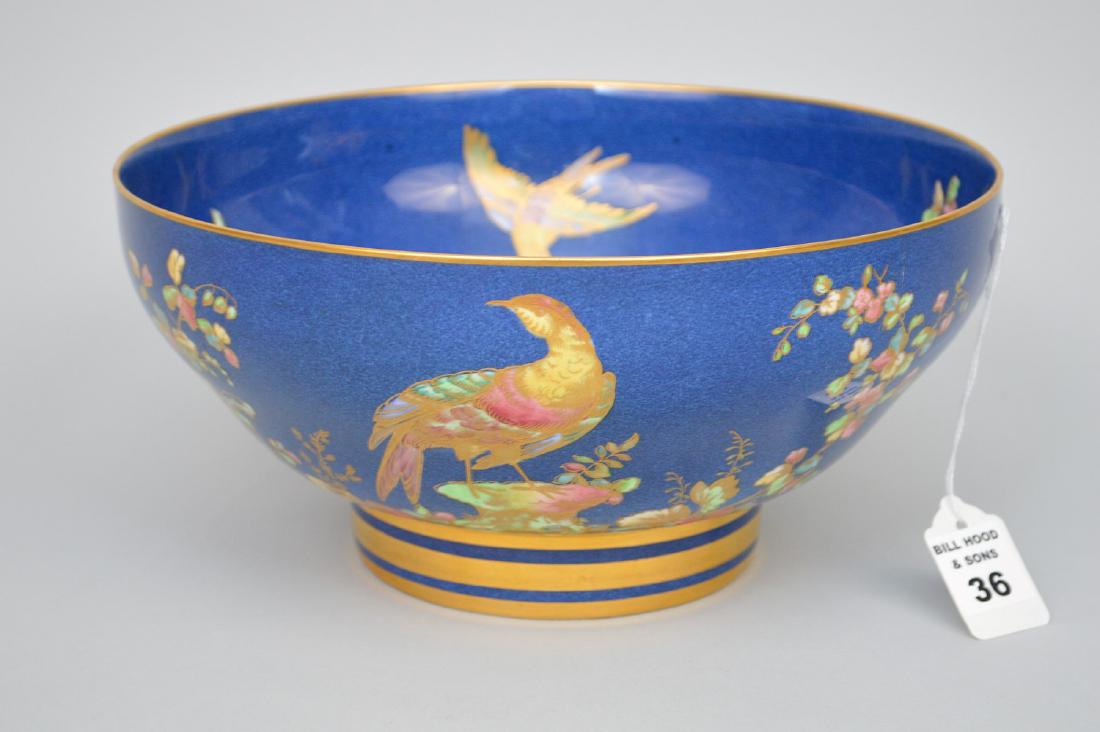 Spode porcelain bowl with luster & gilt decoration on a (1 of 7)