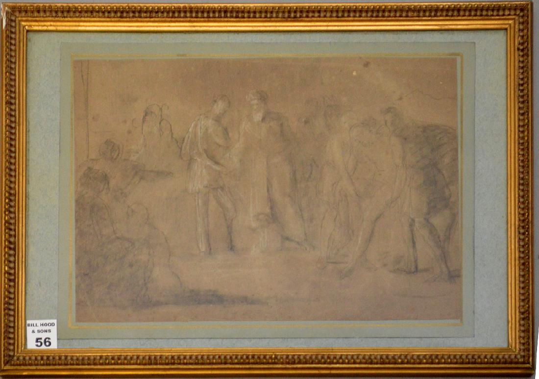 Old Master Drawing, Italian School, 18th Century, The (1 of 4)