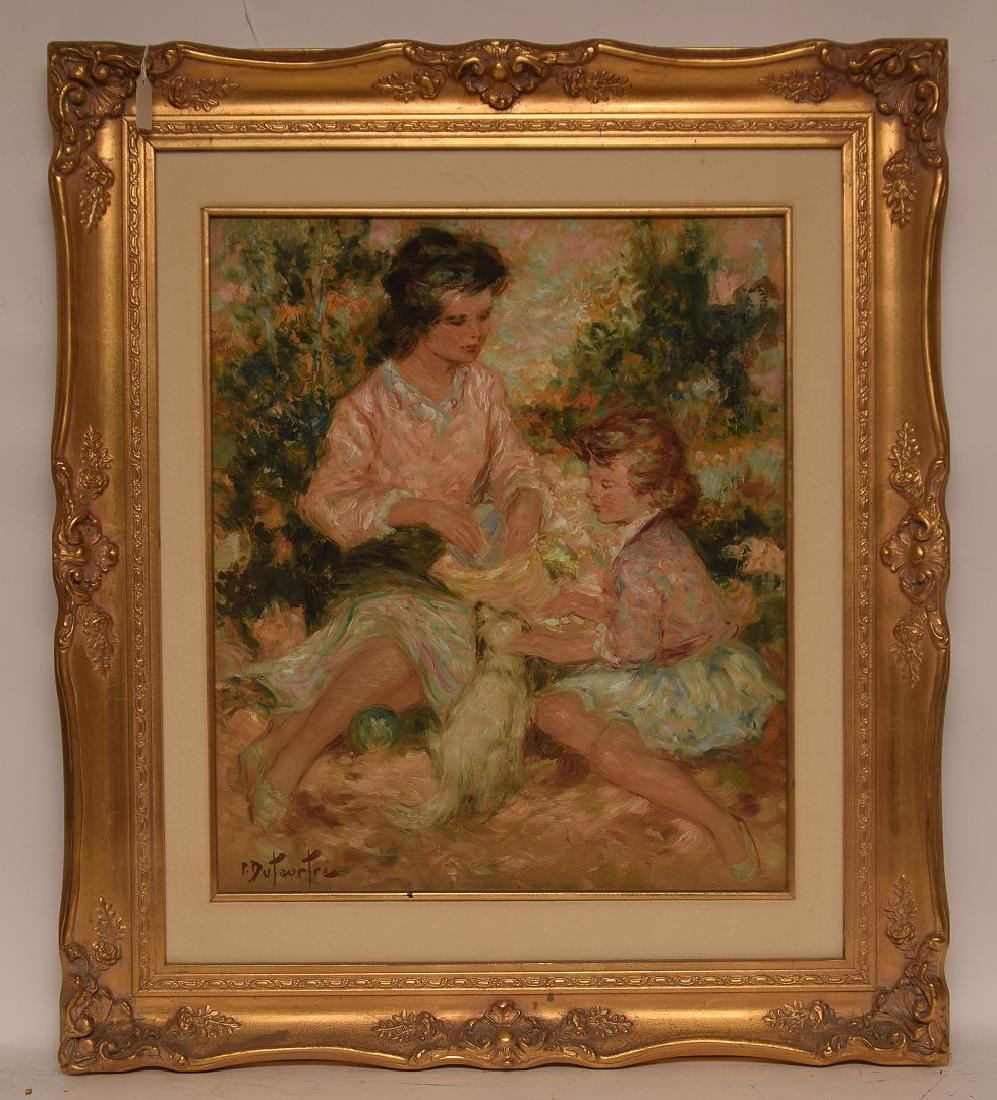 Pierre Eugène Duteurtre (French 1911 - 1989) oil on (1 of 4)