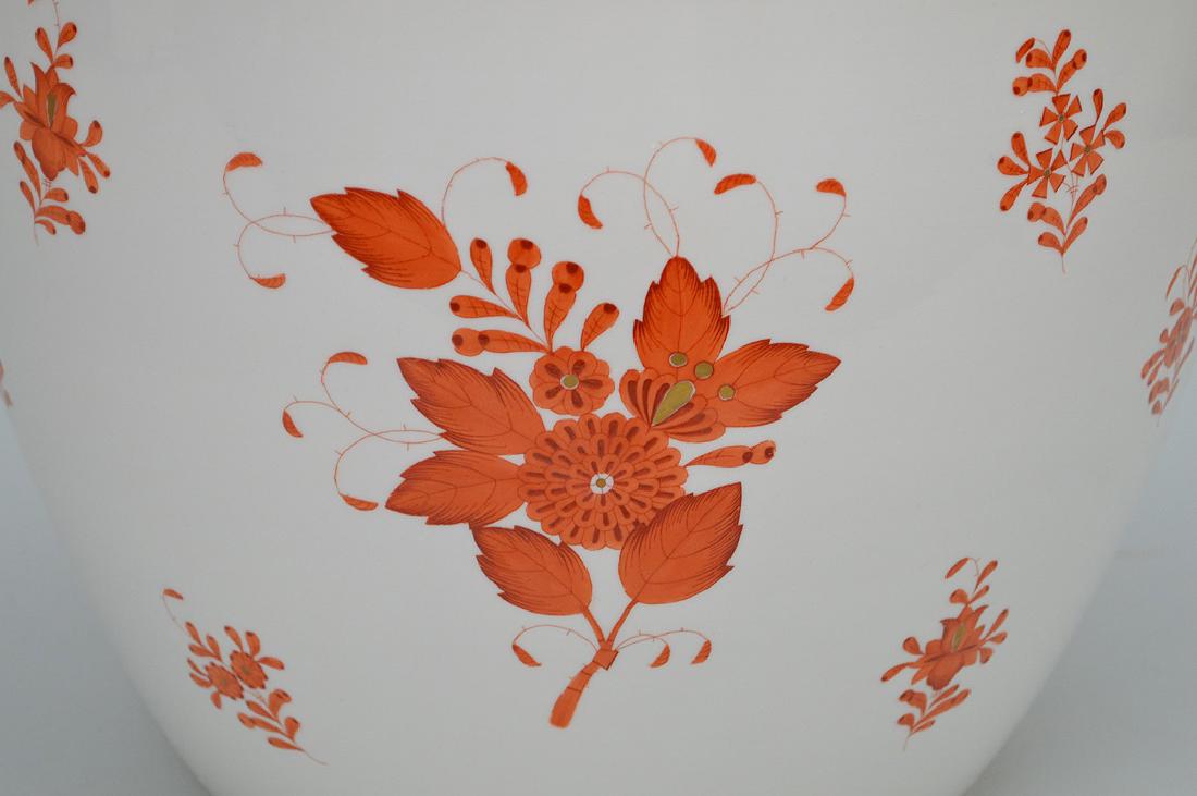 Herend porcelain jardinière, 12"h x 15 3/4"w x (1 of 4)