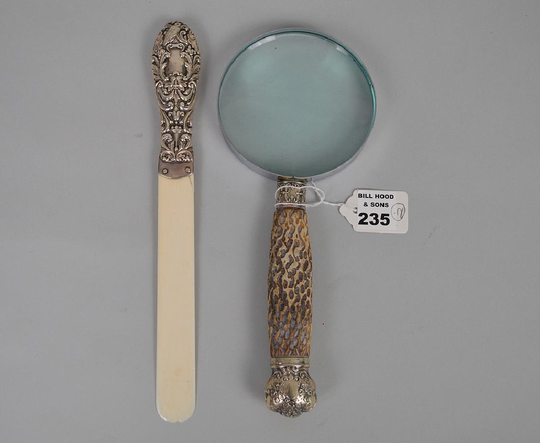 English sterling handle letter opener or page turner (1 of 13)