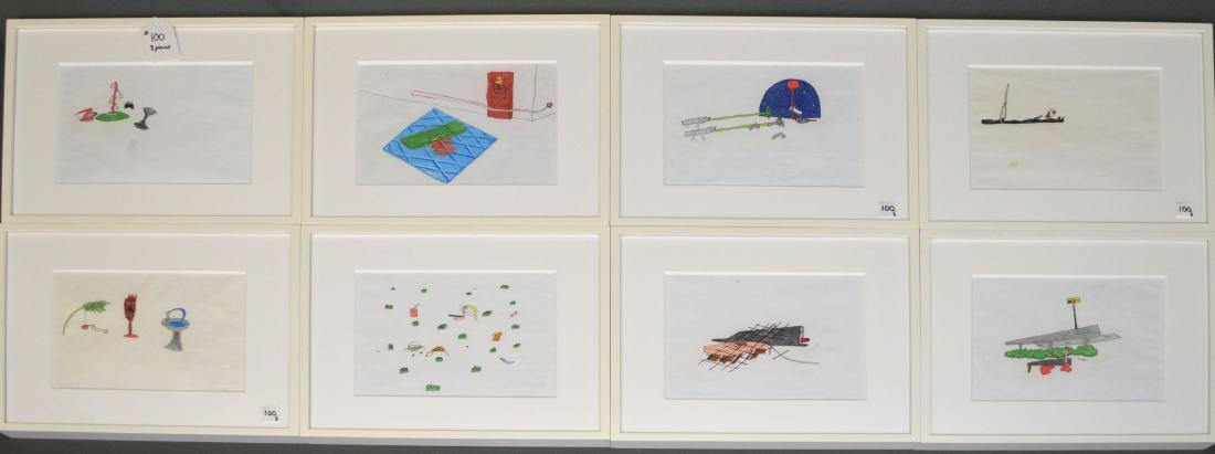 Matthew Ronay (AMERICAN, 1976) 8 Drawings sold (1 of 16)