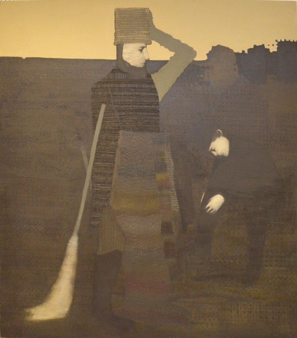 Haavard Homstvedt "Black Hussar 2006 Oil and acrylic on: Haavard Homstvedt "Black Hussar 2006 Oil and acrylic on linen 84" x 72" ( 213.4 x 182.9 cm ) Porvenance: Perry Rubenstein Gallery 527 West 23rd Street New York, New York 10011