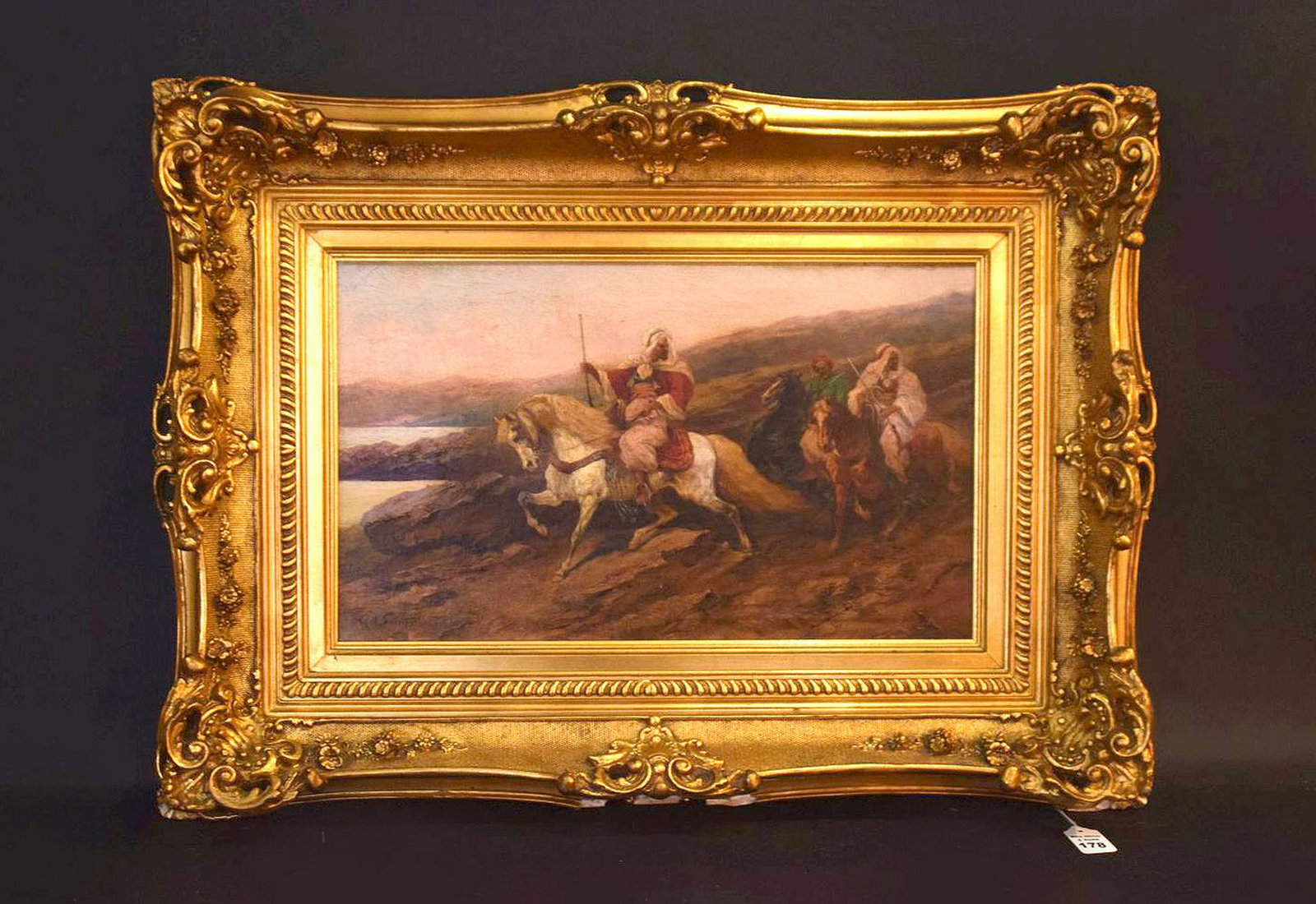 Adolph Schreyer  (German, 1828 - 1899), oil on canvas, (1 of 9)