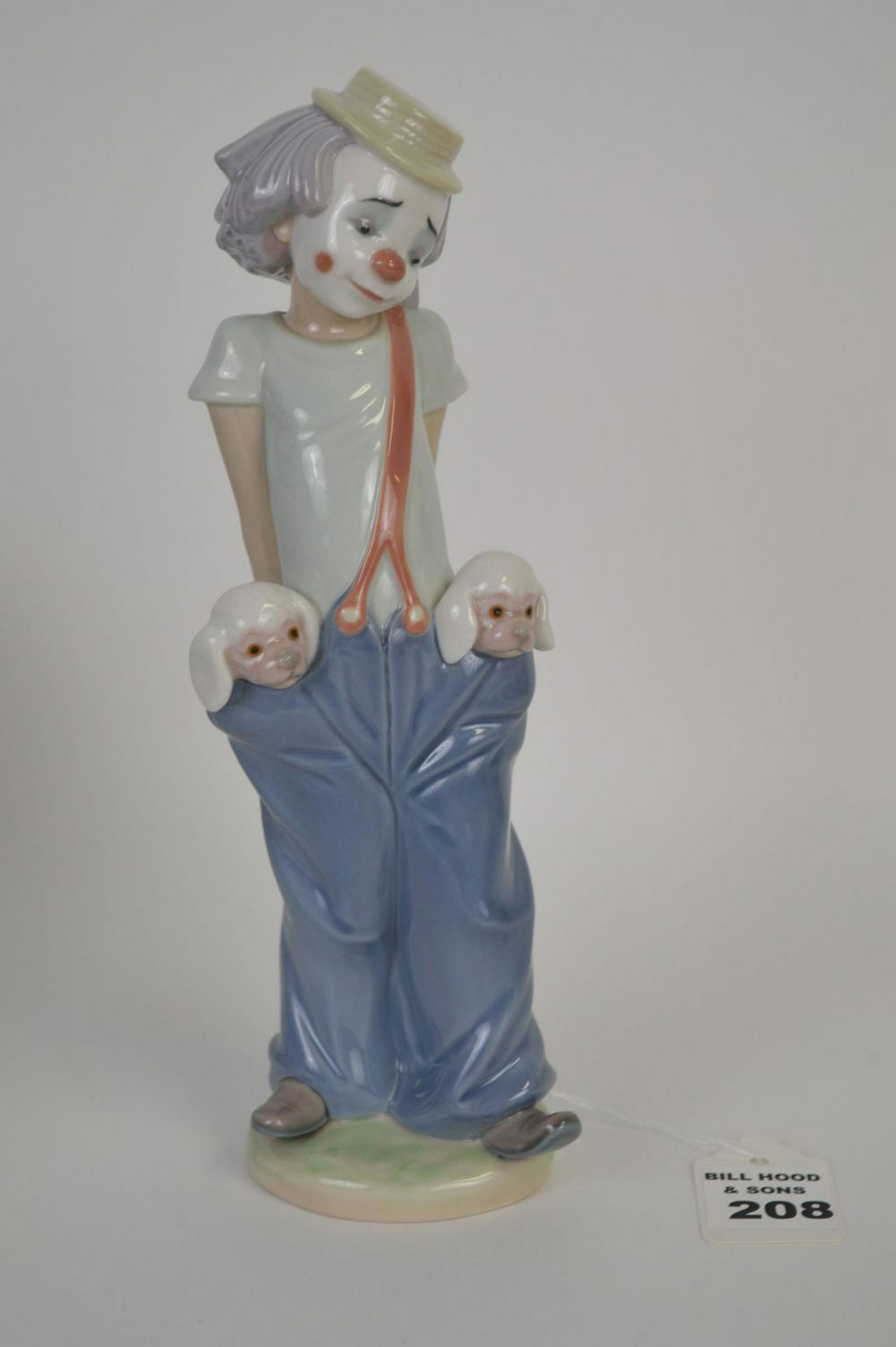 Lladro “Little Pals” Clown Figure with puppies in (1 of 4)