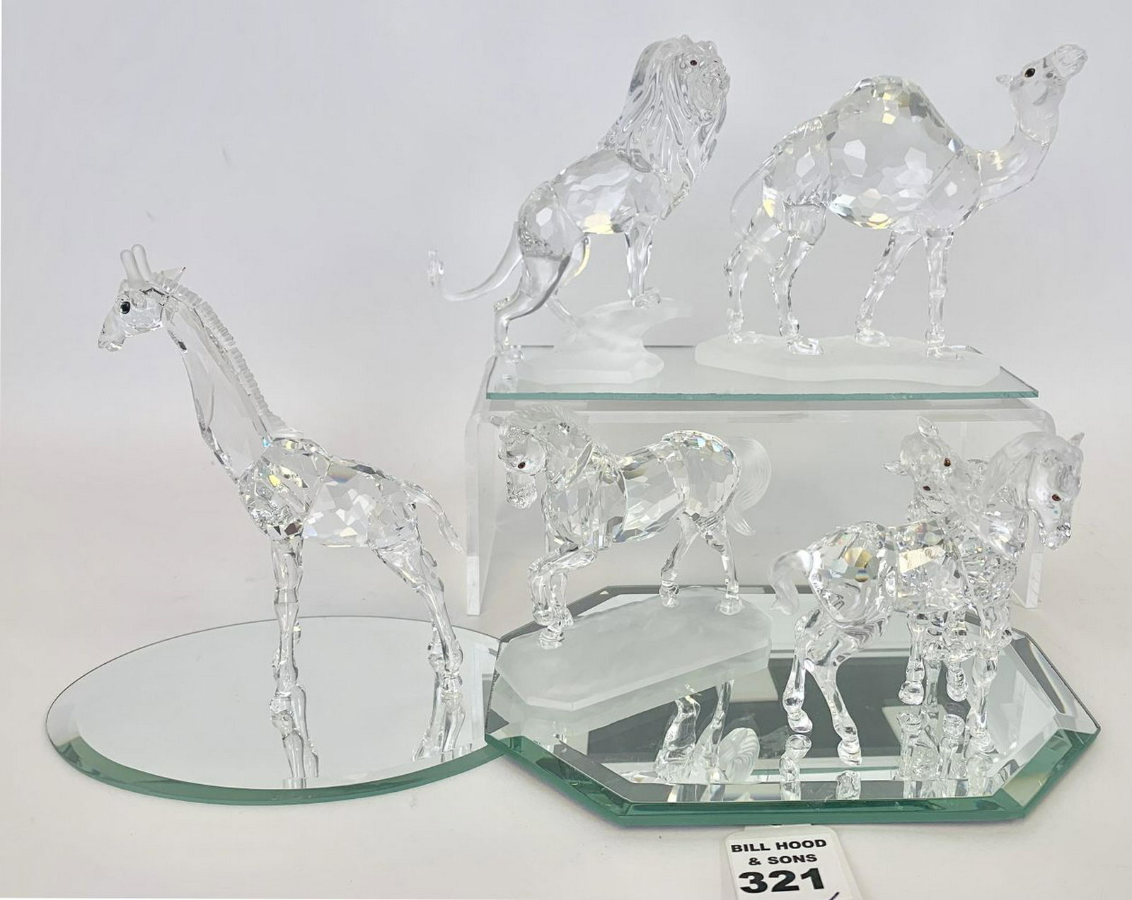 5 SWAROVSKI CRYSTAL ANIMAL FIGURES.  Swarovski Crystal (1 of 6)