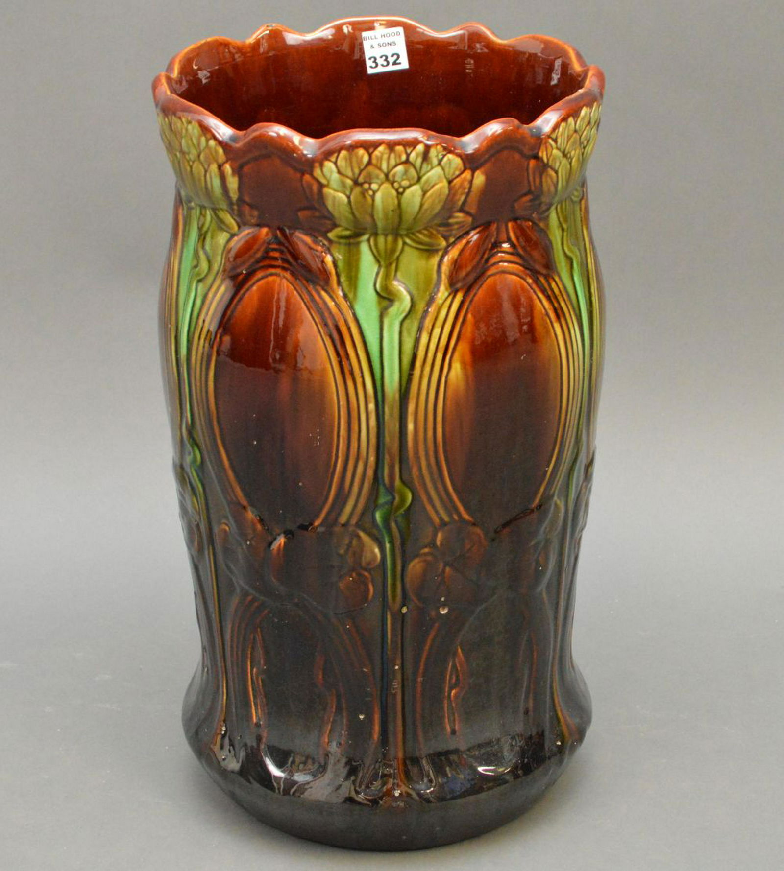 American Art pottery umbrella stand (1 of 5)