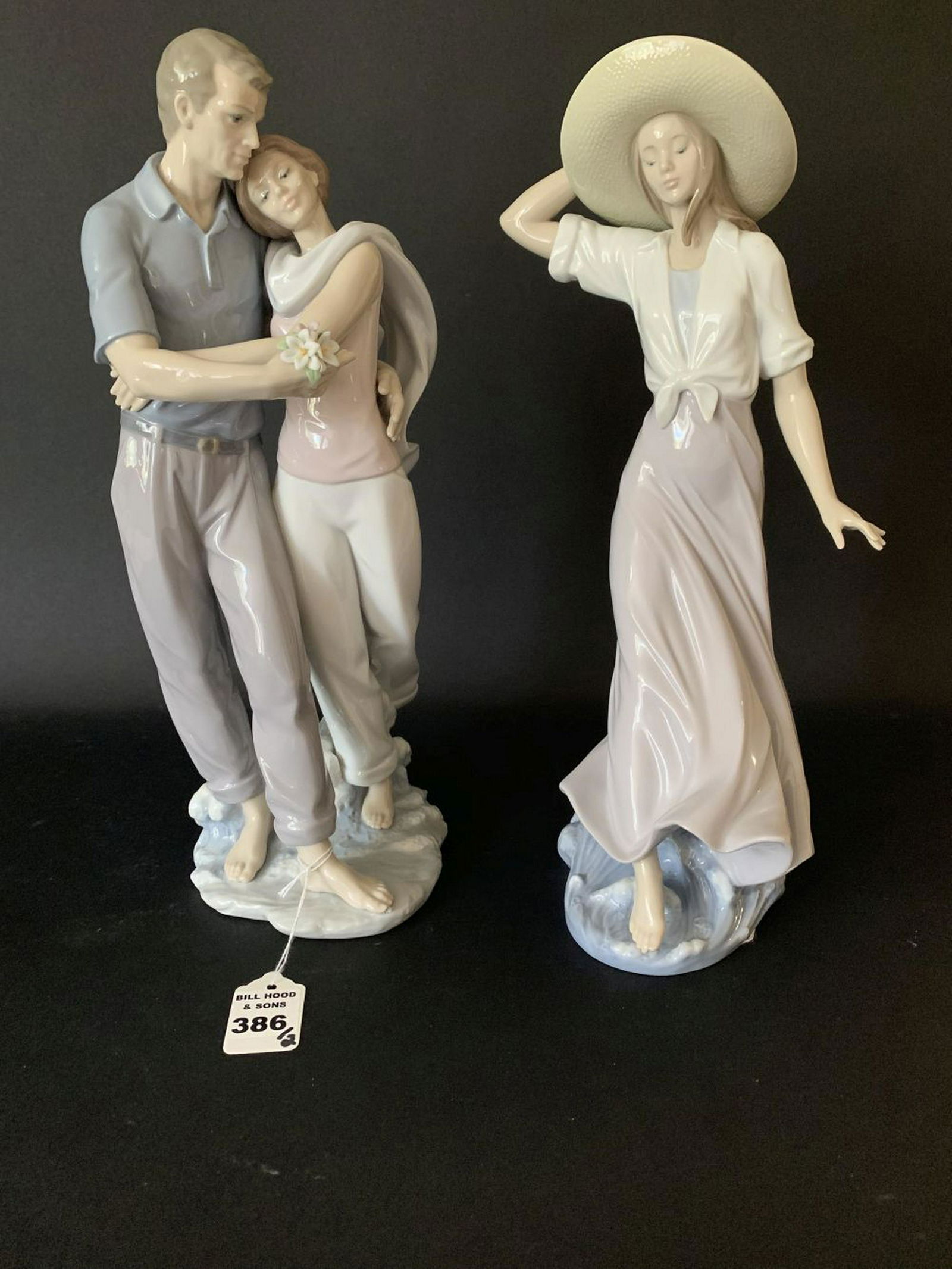 2 LLADRO PORCELAIN FIGURES. Lladro porcelain 'YOU'RE (1 of 6)