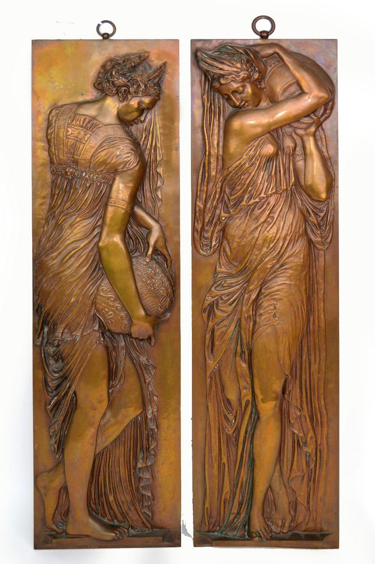 Pair bronze wall plaques by Ferdinand Barbedienne (1 of 20)