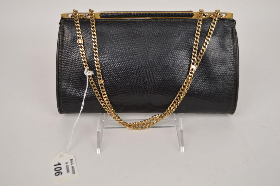 Good & Rare Vintage Lizard Gucci Evening Purse. Inside (1 of 7)