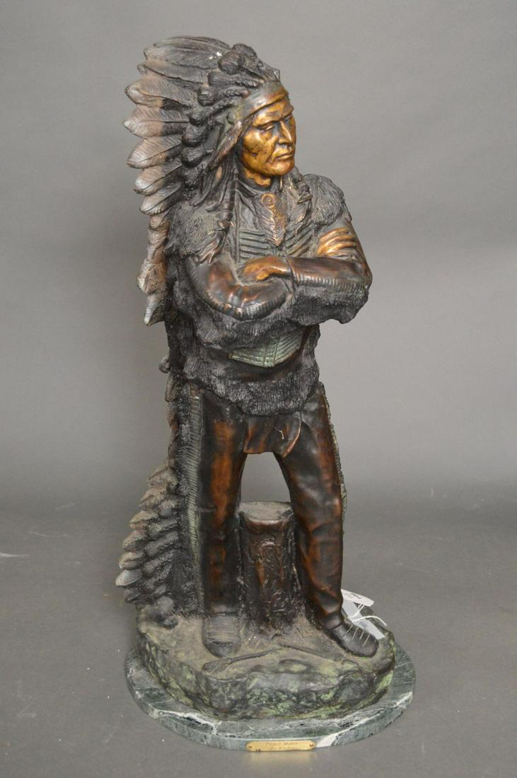 AFTER CARL KAUBA PEACE MAKER BRONZE  Bronze American (1 of 6)