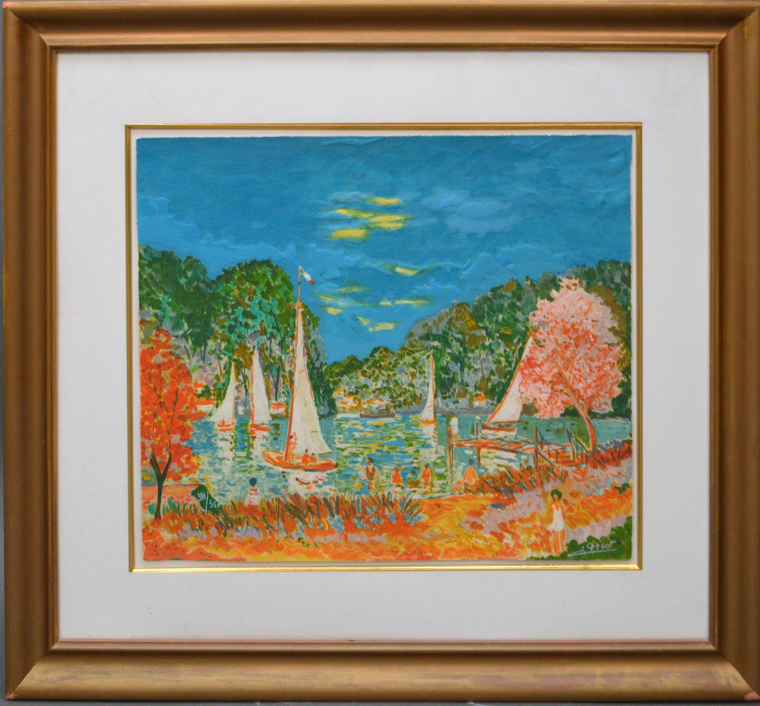 Jean-Claude Picot (born 1933) Lithograph - Summer day (1 of 7)