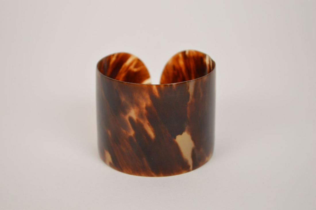 Victorian Tortoise Cuff Bracelet.  Condition: no issues (1 of 3)