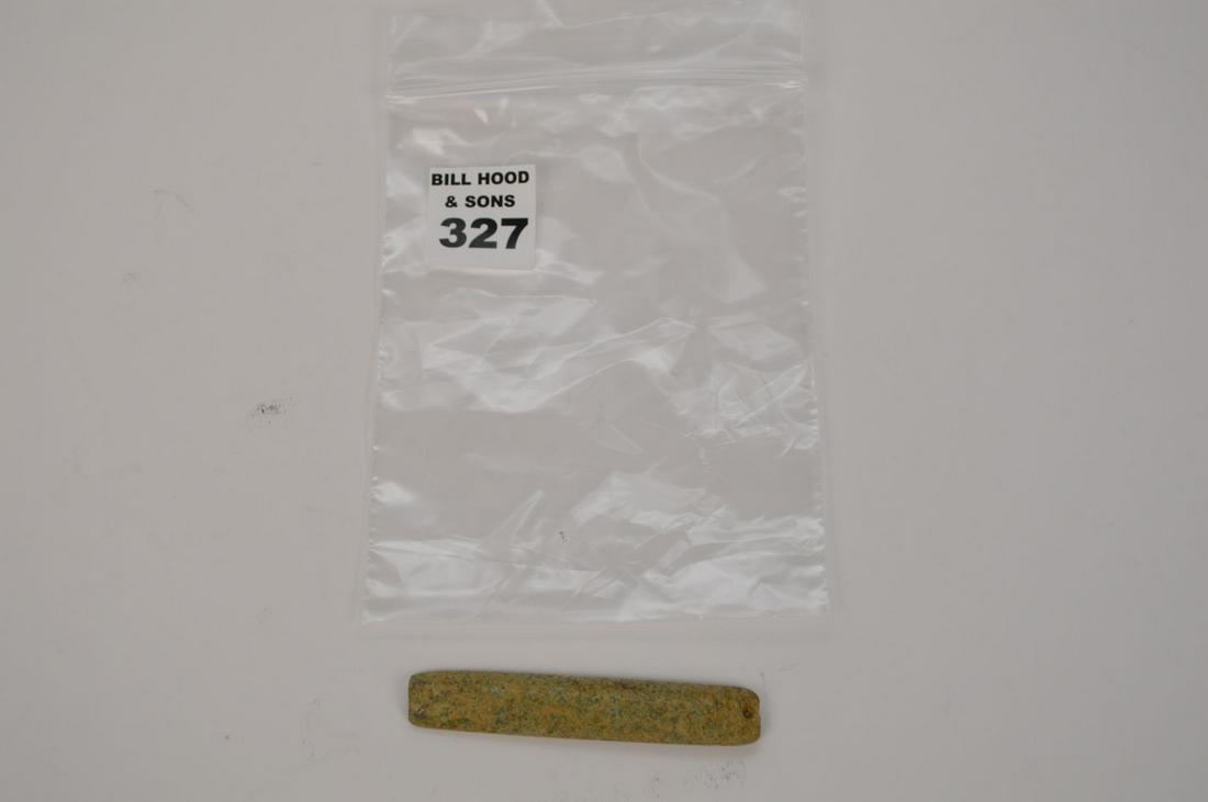 Pre-Columbian Jade Pendant, Carved Jade Pendant, Banded (1 of 5)