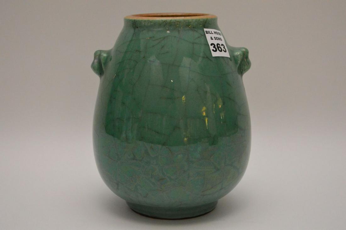 Fine Chinese Export Crackle Glaze Jade-Green Celadon (1 of 6)