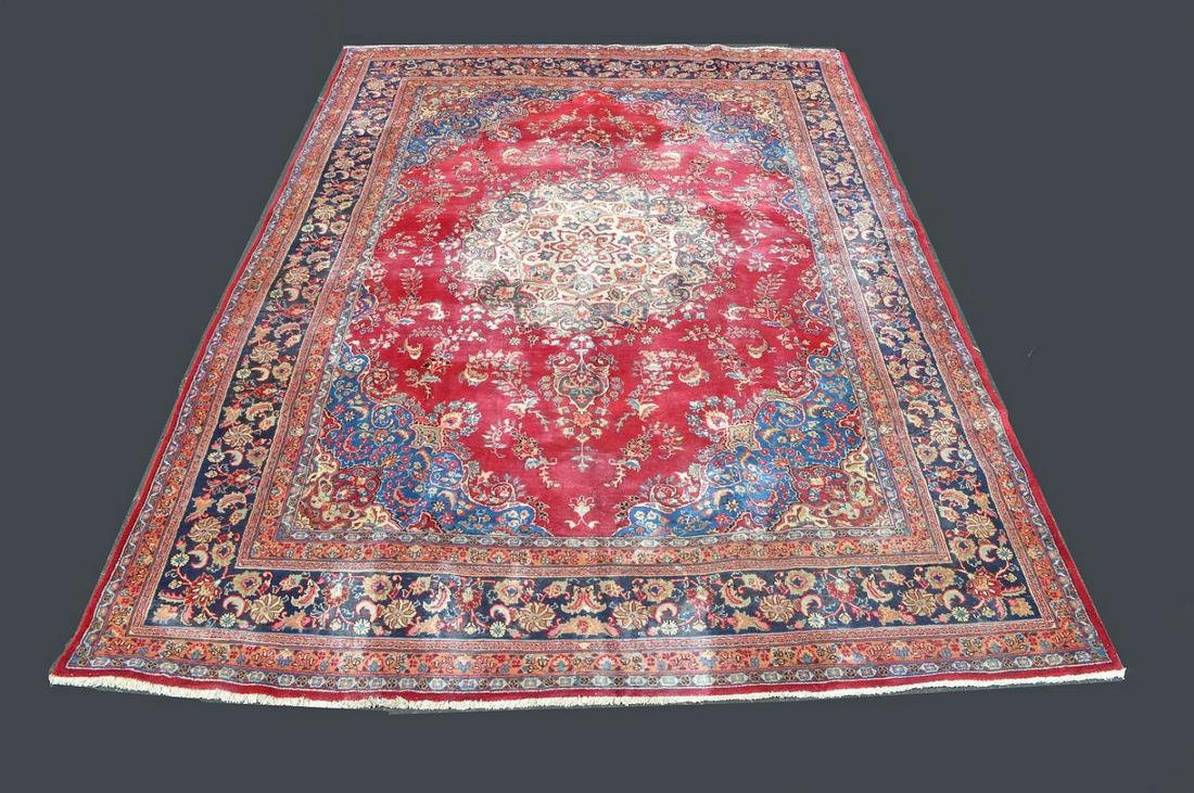 Persian handmade Sabzevar Carpet, 9.8 x 13 feet (1 of 5)