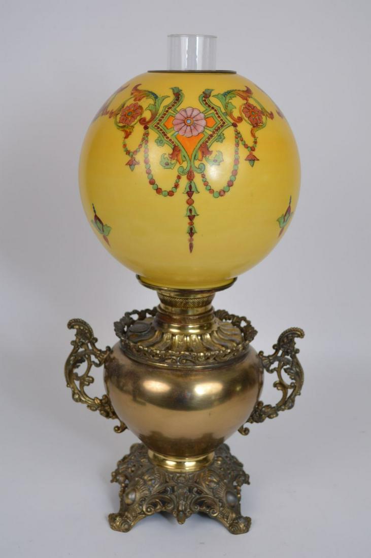 “Gone with the Wind” table lamp, the hand decorated (1 of 7)