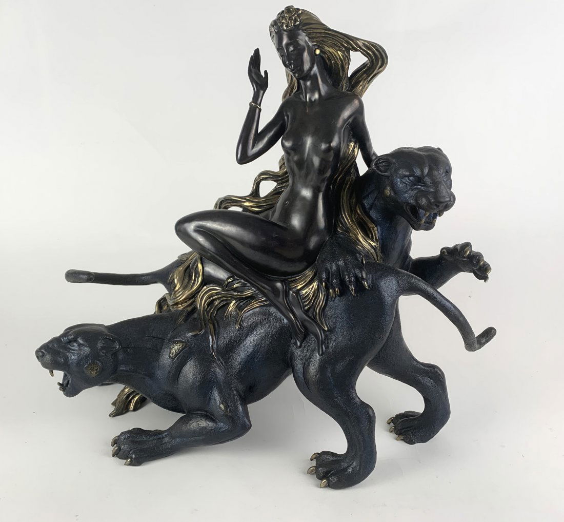 TIEFENG JIANG Chinese American Bronze Mountain Ghost (1 of 5)