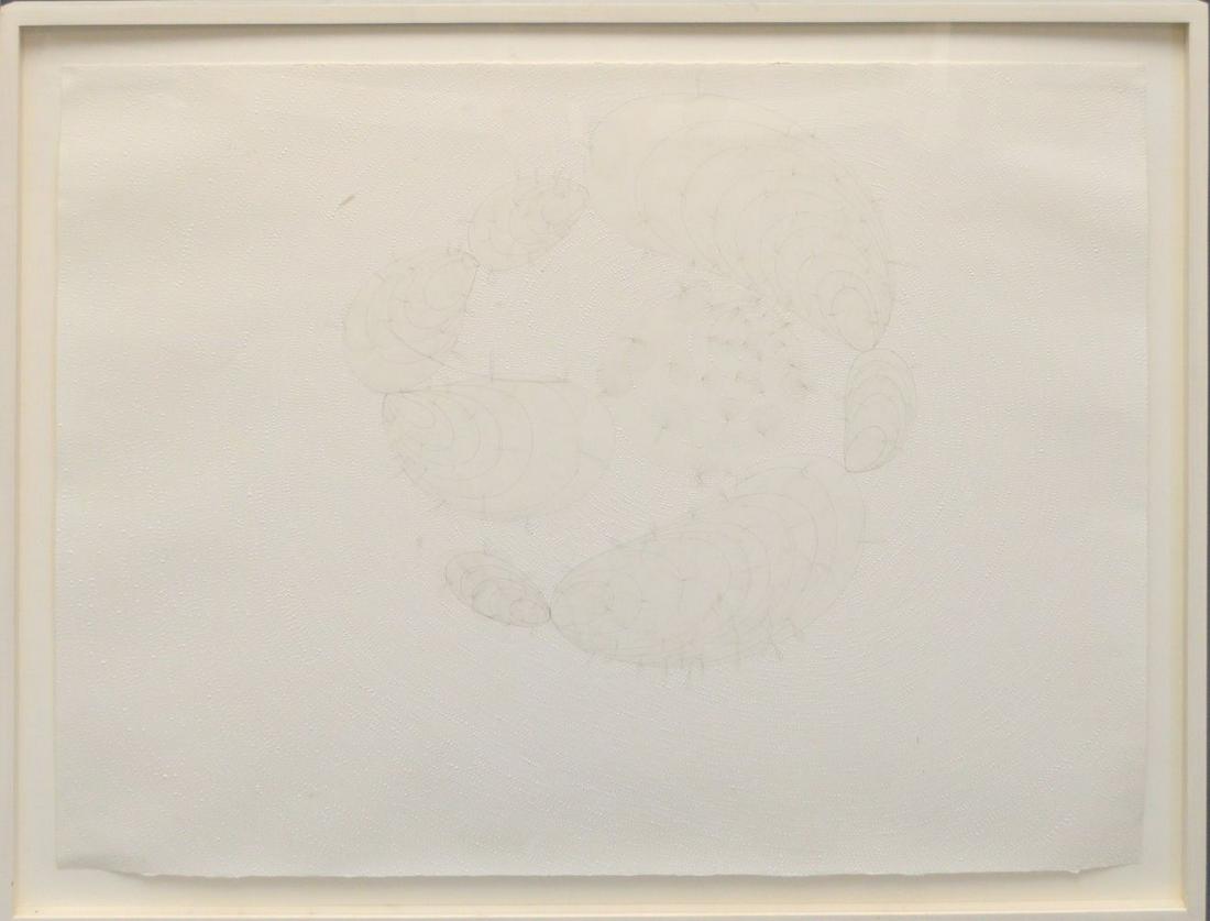 John Morris (American born 1965) Drawing for David Hitz: John Morris (American born 1965) Drawing for David Hitz – 2000, gesso, ink, graphite, and acrylic on paper, 22- ½ x 30 – 1/4, 57.2 x 76.8 cm. D’AMELIO TERRAS NY