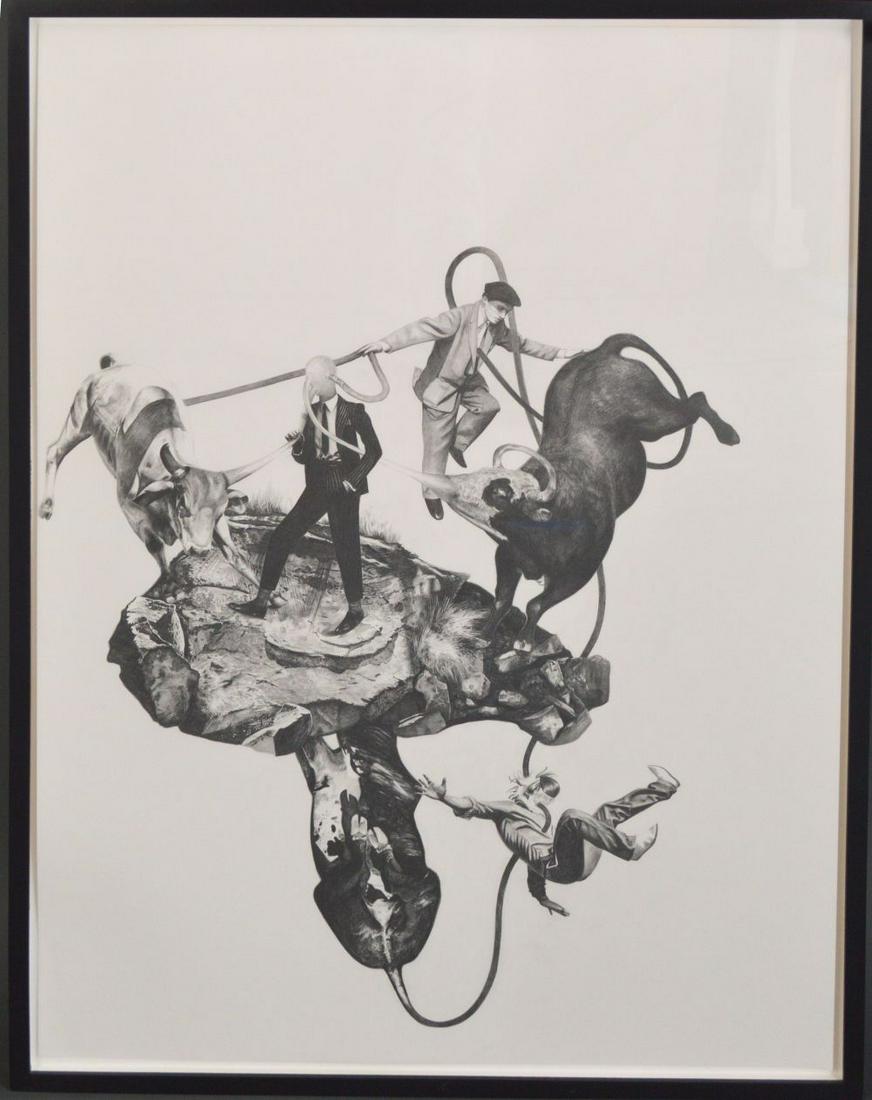 Dennis Scholl (GERMAN, 1980) Graphite on paper, Dritte: Dennis Scholl (GERMAN, 1980) Graphite on paper, Dritte Variation – 2006, 43.31 x 29.53 inches, 101 x 75 cm. Grimm Rosenfeld - Muchen Germany