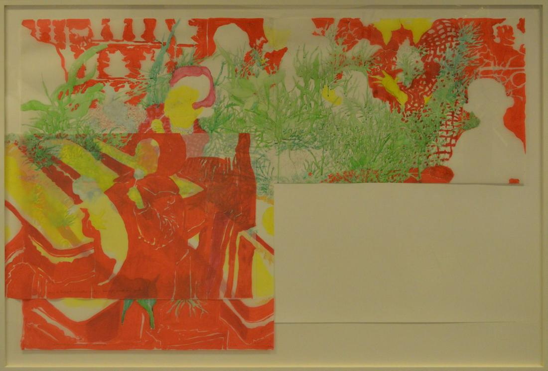 Dasha Shishkin (AMERICAN/RUSSIAN, 1977) Moisturize,: Dasha Shishkin (AMERICAN/RUSSIAN, 1977) Moisturize, Moisturize, Moisturize, 2006, Acrylic and graphite on four sheets of mylar, 60 x 84 inches each panel is 30 x 42 inches. Grimm / Rosenfeld NY (one s