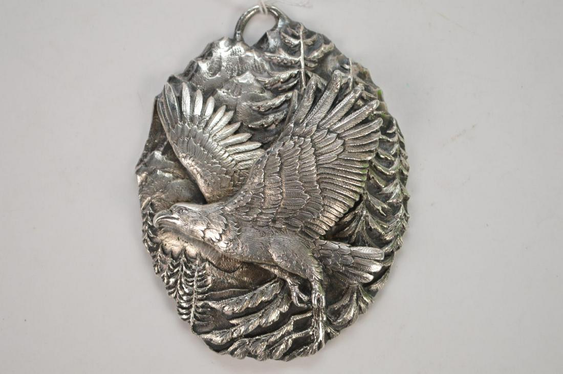Buccellati Sterling Eagle Ornament part of endangered: Buccellati Sterling Eagle Ornament part of endangered series limited edition. 4.5"