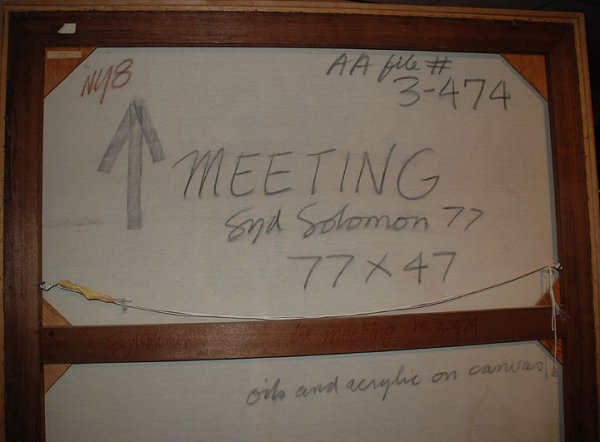 Syd Solomon Sarasota FL Absract Painting - 3