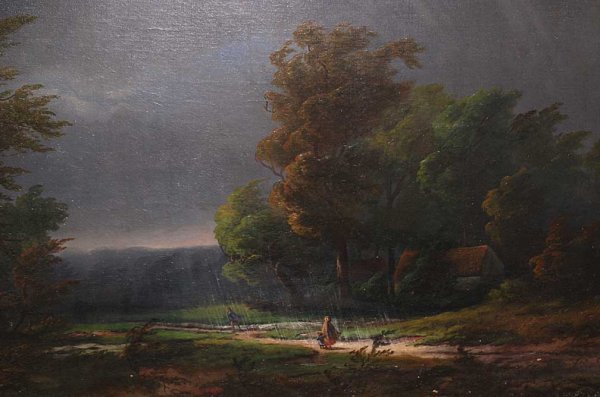 Continental School, 19th cent, oil A. Van Peursen - 2