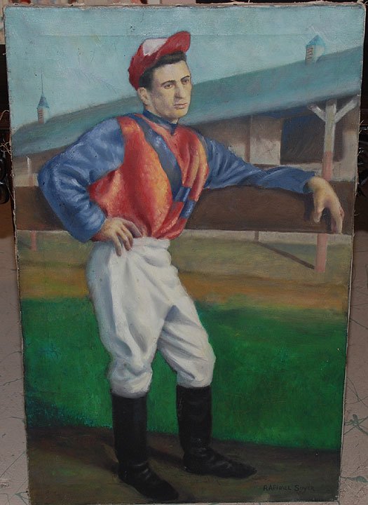 Raphael SOYER American 1899-1987 Painting of Jock